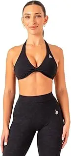 [RYDERWEAR] Women's NKD Stonewash Halter Sports Bra