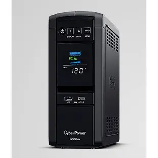 CyberPower 1000VA 在線互動式 正弦波不斷電系統(CP1000PFCLCDa)
