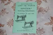 Illustrated Parts Manual to Service Singer Sewing Machines of Classes 66 and 66k