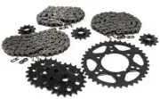1997 Polaris Scrambler 500 NON O-Ring Chain And Sprocket Set