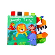 Animal Tail Cloth Book Tear Can Bite Pop-Up Book Educational Enlightenment Early