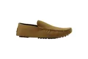 Mens Zasel Summer Boat Shoes Camel Suede Casual Slip On Deck Driving Loafers