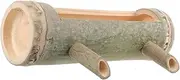 Bamboo Water Spout Natural Bamboo Fountain Outdoor and Indoor Decor Fish Tank Fountain Filter Small Water Fountain for Garden