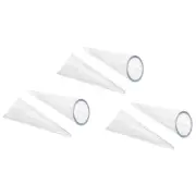 Ring Display Holder Cone Showcase Rings Organizer Transparent Pack of 6