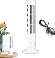 USB Electric Fan - USB Powered Tower Fan, Portable Table Fan | Portable Table Desk Fan, Strong Wind Desk Fan for Workplace, Table,
