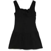 [Frankies Bikinis] Frankies Bikinis Christa Mini Dress M BLACK
