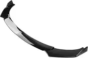 Universal Front Bumper Lip Splitter, Made of Plastic, Downforce Increased Front Bumper Protector, Durable Front Lip with Rounded Corners, Easy Installation, Improve