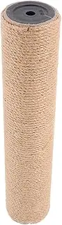 Jute Rope Cat Scratching Post Durable Scratch Pole for Indoor Cats Height Versatile Design for Scratching Climbing and Playing Safe and Stable Replacement