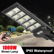 1000W 9900000000lm Lamparas Sensor Luces Exteriores Luz Solar De Calle DUSK-DAWN