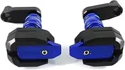 HUSSLE Fit for KAWASAKI Z1000SX NINJA1000 NINJA 1000 2017-2019 Motorcycle Falling Protection Frame Slider Fairing Guard Crash Pad Protector (Color : Blue)