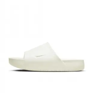 【NIKE 耐吉】拖鞋 男鞋 運動 NIKE CALM SLIDE 白 FD4116-100