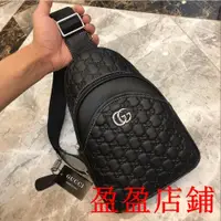 在飛比找蝦皮購物優惠-盈盈二手/GUCCI/古馳男士側背包 側背包男 胸包男包 腰