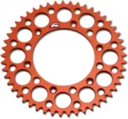 Renthal Ultralight Rear Sprocket 49T Orange 224U-520-49GPOR Aluminum Grooved
