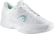 [HEAD] Women`s Revolt Pro 4.5 Tennis Shoes White and Aqua