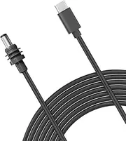 Starlink Mini Cable, USB C to DC Power Cable 2M, Type C Input to Waterproof Barrel Jack Charging Cord, 100W Satellite Type C to DC Power Extension Cord Replacement, Jack Extension Charge