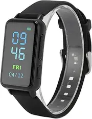 Voice Recorder Watch, MP3 Music Player, E Book 1.47inch IPS Screen Noise Reduction Digital Voice Activated Recorder Bracelet with Headphones, for Audiobook, Lecture, Meeting (16G), 16G