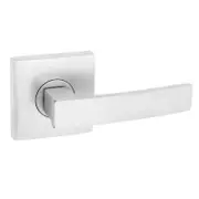 Gainsborough Satin Chrome G2 Series Square Backplates Angular Passage Leverset