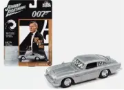 1/64 Johnny Lightning Aston Martin DB5 Damaged James Bond 007 Silver Car JLSP160