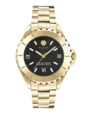 Philipp Plein Womens Gold 38mm Bracelet Fashion Watch