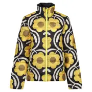 Regatta Womens Orla Kiely Apple Blossom Baffled Jacket (Yellow) - RG10013