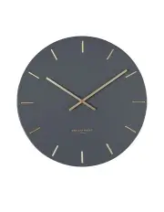 [One Six Eight London] Luca Charcoal 40cm Silent Wall Clock