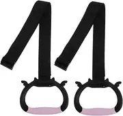 2PCS Indoor Pull Up Rings Fitness Assistant for Exercises Hanging Gym Rings for Strength Training and Coordination Development at Home