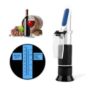 Alcohol Sugar Refractometer Tester Wine Concentration Meter Densitometer New