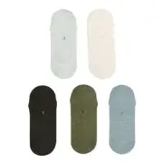 5X Large Daily No Show Socks Multi Colour