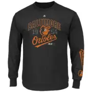 MLB Baltimore Orioles O's T-Shirt Long Sleeve Flawless Victory Baseball