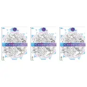 3x Art Maker Zen Colour Celestial Adult Colouring Activity Book Art/Craft
