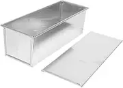 Box Household Nonstick Toast Mold with Lid Aluminium Alloy Loaf Pan for Baking Bread and Cakes for Home and Professional Use Excellent Thermal Conductivity
