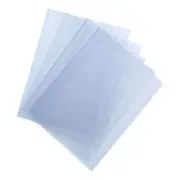 100Pcs 31.5x23.5 Inch Shrink Wrap Bags, Blue Clear PVC Heat Shrink Wrap