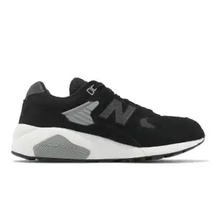 【NEW BALANCE】休閒鞋 580 男鞋 女鞋 黑 灰 緩震 復古 運動鞋 NB 紐巴倫(MT580ED2-D)