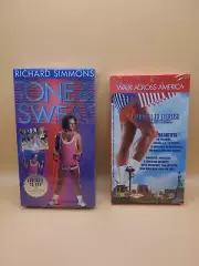 1994 Richard Simmons, Tone & Burn VHS, Walk Across America Cassette, NIB