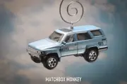 Light Blue 1985 Toyota 4Runner Custom Christmas Ornament 1/64 SUV 4 Runner Jeep