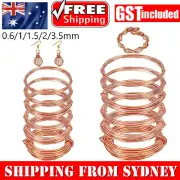 0.6-3.5MM Pure Copper Wire Bare Uncoated Assorted Sizes Jewellery Craft Bonsai
