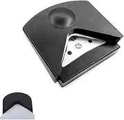 KEWAYO Paper Corner Rounder - R4 4mm Corner Cutter Punch Tool, Laminated Cards, Cardstock, Scrapbooking,Photo Card Making, Paper Cutting DIY Crafts Puncher for Office, School, Home(Black)