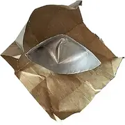 JOSS Money-Ancestor Money-Hand Folding Silver YUANBAO- Handmade Full Silver FOIL Paper- Silver Ingot –Full TIN FOIL Paper-Ancestor Worship-JOSS MONEY-100PCS