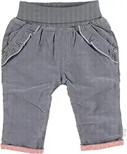 [Sterntaler] Baby Girls' Trousers Corduroy Polar Bear Elia Toddler Equipment, Smoke Grey
