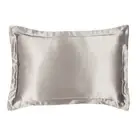 NEW Silk Magnolia Tailored Silk Pillowcase Silver Mist