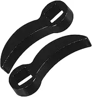 2pcs Adapter Head Multi-function Electric Wrench Axle Removal Tool Wrench Adaptor Head Adjustable Lifting Bar Adjustable Pry Bar Axle Disassembly Tool 65 Manganese Steel Black