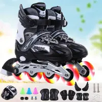 在飛比找蝦皮購物優惠-☀花式溜冰鞋☀ 直排輪 溜冰鞋 滑冰鞋 輪滑鞋 閃光輪旱冰鞋