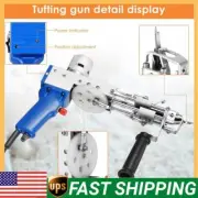 Electric Rug Carpet Kit 360 Degree Handle Rug Tufting Weaving Machine US