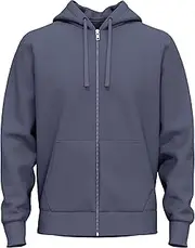 [SoftSpun] Zip Up Hoodies for Men UK | 100% Organic Terry Cotton Mens Hoodies Zip up Year-Round | Mercerised Premium Grade Zipped Hoodie