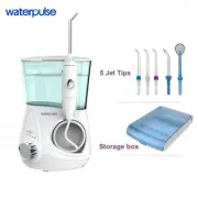 Electric Water Flosser Oral Irrigator 700ml Dental Countertop Cleaner 5 Jet Tips