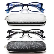 2 Pack Reading Glasses for Men Women - Blue Light Blocking Computer Reader 1....