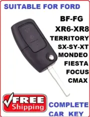 Ford Falcon BF Transponder Remote & Flip Key Suit Model Ford BF flipkey FG XR6