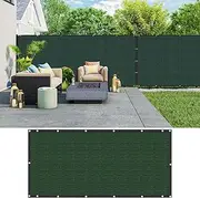 LITA 3' x 50' Garden Privacy Fence Screen Cover (HDPE) UV Protection Weather-Resistant Heavy Duty Shade Cover for Deck, Patio, Backyard, Outdoor Pool, Porch, Railing, Dark Green, Customizable