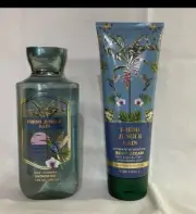 Bath & Body Works Fresh Jungle Rain Body Cream & Shower Gel Full Size Set