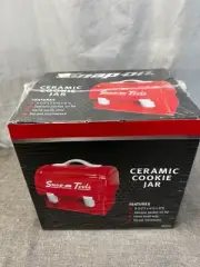 Snap On Tools Ceramic Tool Box Cookie Jar Collectible Official Snap On Sealed